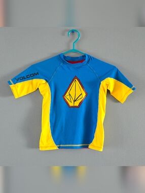 Volcom Boys Swim Rash Guard Kid Creature X Volcom (10/12)